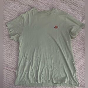 Dickies Light Green Short Sleeve Tee with Small Logo